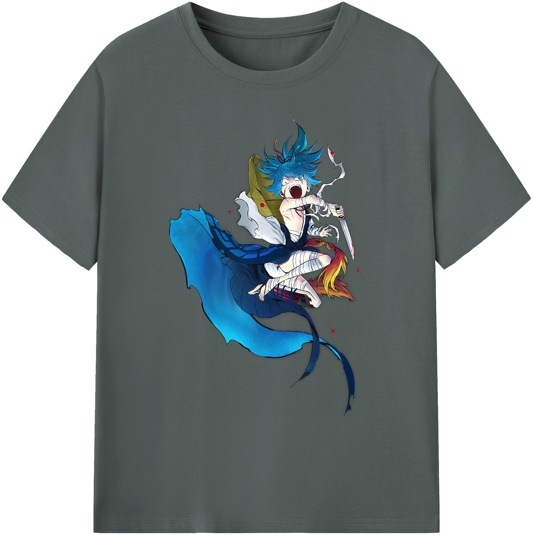 （画像用） 刀剣乱舞 Touken Ranbu 綿100％ メンズ半袖Tシャツ｜肌触りやわらか＆通気性